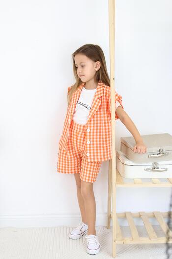 MiaBaby Set of 3 Gingham