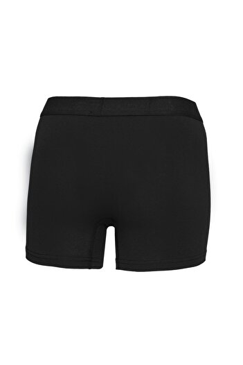TRENDHİLL Erkek Pamuklu Likralı Esnek Kumaş Boxer Siyah 7811-S