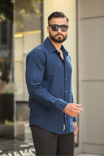 çerme Summer Linen Shirt - Long Sleeve