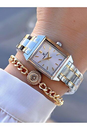 Daniel Klein Retro Vintage Women's Wristwatch - Steel Band, 3 Atm Water Resistant, Bracelet P10025.5