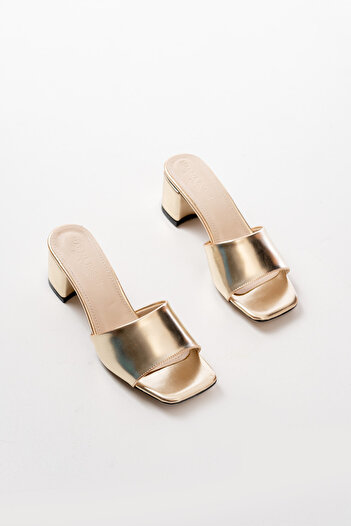 marinarosse Diodore Gold Women's Heeled Slippers