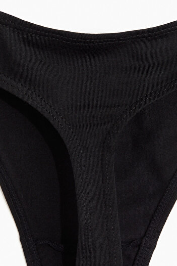 H&M 10'lu Pamuklu Thong Külot