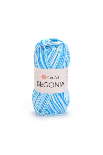 Yarnart Begonia Melange - Ebruli, Mercerized Χειροποίητο Πλεκτό Ebruli-510