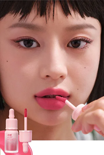 PERIPERA Peripera INK AIRY VELVET 025 ZAZZY PEACH 4g - Long-lasting liquid lipstick