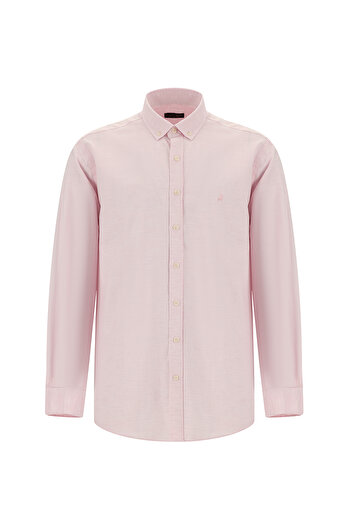 Abdullah Kiğılı Oxford Cotton Regular Fit Long Sleeve Shirt