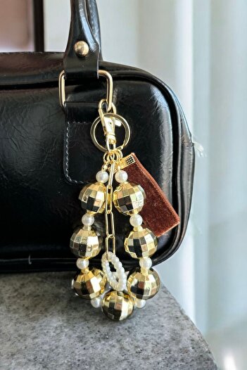 stravis Disco Ball Keychain Bag Charm