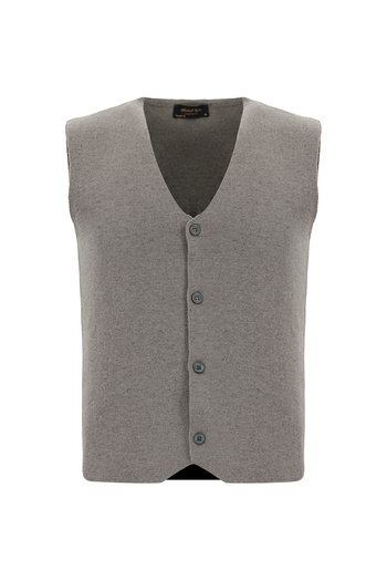 Abdullah Kiğılı V-Neck Wool Knitwear Vest