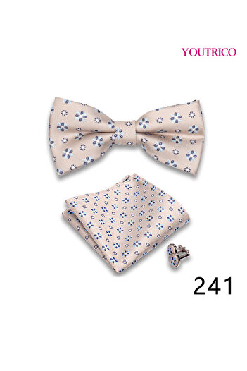 Youtrico Suit Tie Handkerchief Cufflink-Premium Handmade 3-Piece
