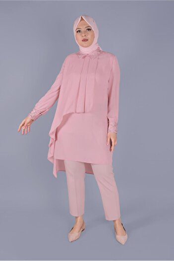 Alvina Flywheel Embroidery Detailed Tunic - 20054