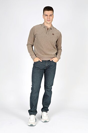 Lee Cooper Harry Normal Pas Normální střih Rovné nohavice Neil Azb Dark Men Jean Pants