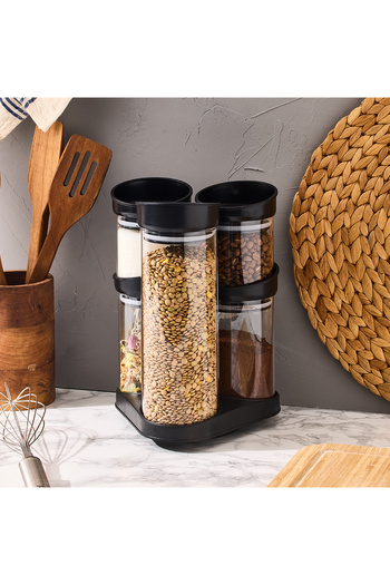 Aryıldız 6 Piece Storage Set with Fine Stand