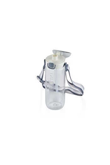 DILLER White 780 ml Water Bottle with Straw, Healthy and Stylish Design