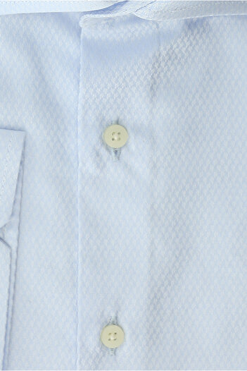 Abdullah Kiğılı Long Sleeve Classic Patterned Cotton Shirt