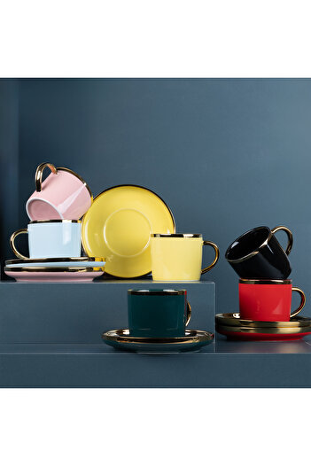 AROW Turkish Coffee Cup Set for 6 People 90 ml