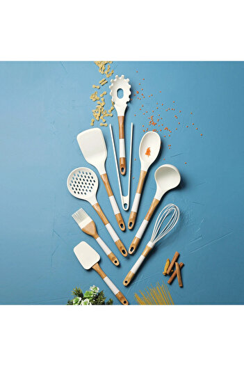 AROW 9 Piece Silicone Kitchen Serving Set