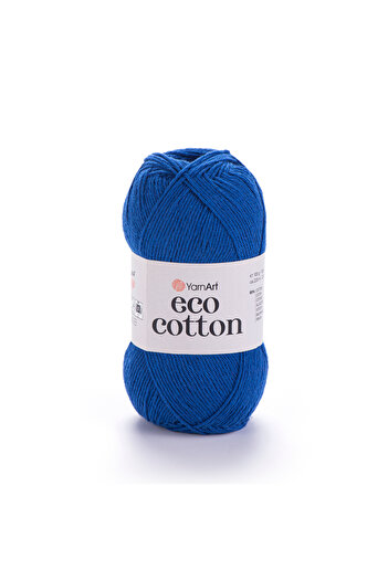 Yarnart Eco Cotton - Νήμα Πλεκτομηχανής Χειροποίητο Indigo Blue-774