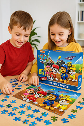 TOYFEST Paw Patrol 100 Piece Puzzle - Comfortable Cut