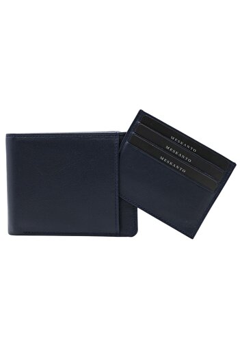 Meskanto Oscar Genuine Leather Men's Wallet with Hidden Card Holder Compartment