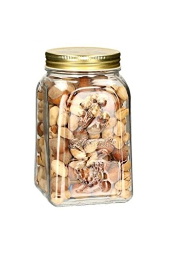 Paşabahçe 80390 Glass Jar with Metal Lid 1500 Cc