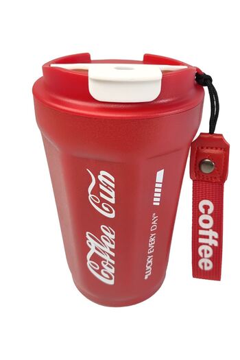 Weather Forecast 304 L Red Coffee Cup 420 ml Coffee Hand Thermos Mug cin487kr