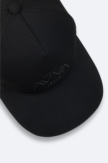 Avva Men's Black Printed Hat A51Y9203