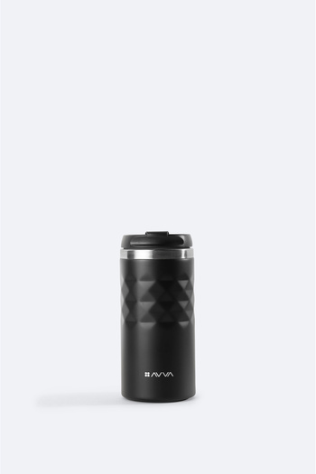 Avva Men's Black Sport Stainless 100% Steel Thermos 300 ml B 009901