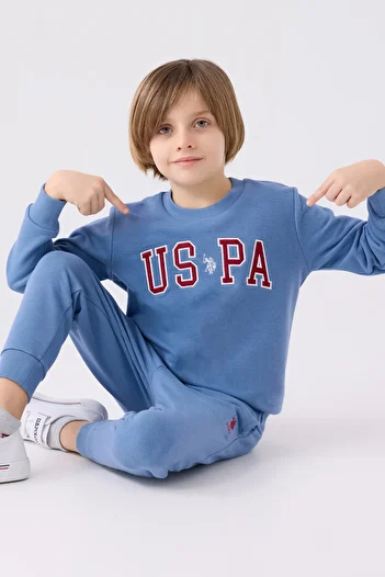 U.S. Polo Assn. Boy's Blue Pajama Set 50299484-Vr085