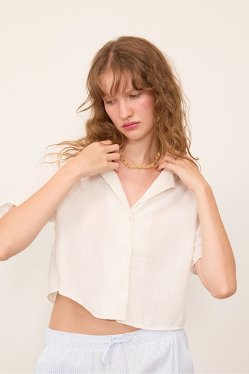 Addax G16773-y4 Model Short Sleeve Shirt