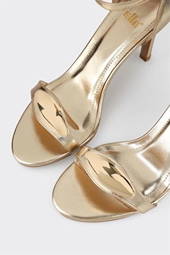 Elle Shoes Gold Kadın Topuklu Sandalet