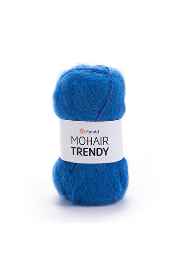 Yarnart Mohaır Trendy Χειροποίητο Νήμα Πλεξίματος Μπλε 140