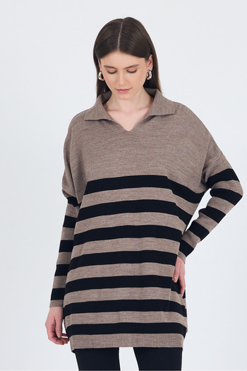 Rays Μινκ Polo Collar ριγέ τουνίκ 5340