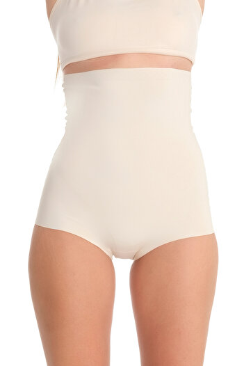 rebirth Long Slip Corset - Ghost Slip Corset L Non-Marking Silicone Strip Anti-Slip Laser Cut