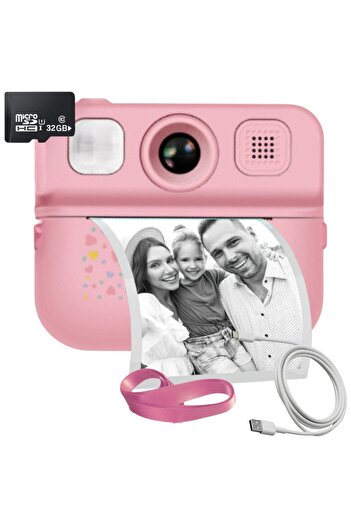 SMARTIC Camera, Instant Print, Full HD 1080p, 2.4”, 1300mah, Games, Mp3, Memory Card Gift