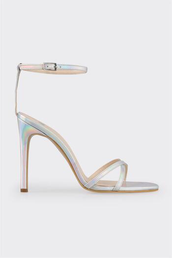 Elle Shoes Lame Women's Heeled Sandals