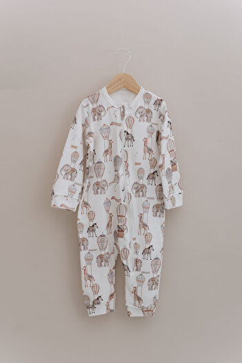 Tuğba Kuğu Jumpsuit Without Zipper Booties - Pureline Series - Dreamland Safari