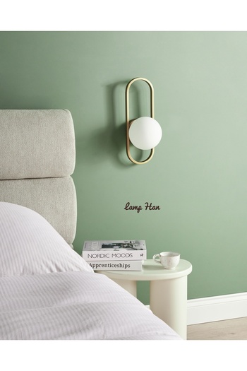 Lamp Han Modern Tasarım Tek Camlı Dekoratif Duvar Lambası Aplik