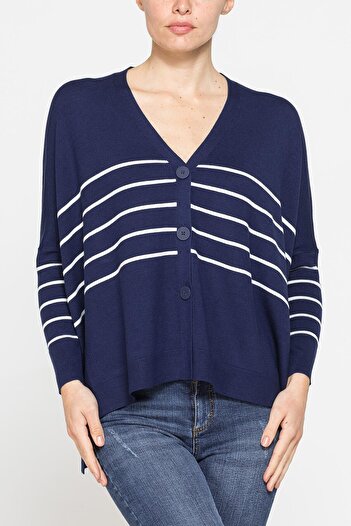 Carrera Jeans "V" NECK CARDIGAN IN BLEND VISCOSE YARN