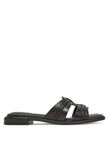 CLARKS Women's Flip-flops black CLARKS-26181234 BLACK LEATHER