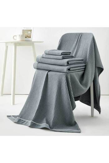 REEFI Large Waffle Grey Rustic Body Towel (80*160 cm)