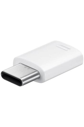 Samsung Adaptor Samsung EE-GN930BWEGWW, MicroUSB - USB Tip-C (Alb)
