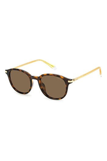 Polaroid Polaroid PLD 4148 G/S/X 086/SP Women's Sunglasses, Havana, Round, 50 mm