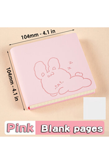 Choice Pink Blank Square Notebook And Journal Mini Notepad Diary Agenda Planner With Lined/Grid/Blank Writi