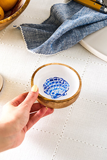Karaca Mango Marin Seashell Snack Bowl
