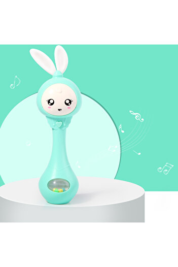 Choice ShineRattlegreed Music and Shine Rattle Toys Rabbit Intelligent Baby Rattles Smart Bunny Smarty Medi