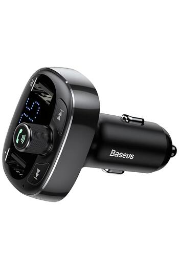 Baseus Baseus S-09 Bluetooth FM modulator, 2 x USB-A, 1 x microSD