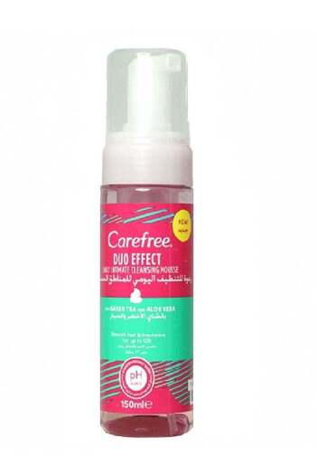 Carefree Carefree Cleansing Foam with Green Tea and Aloe Vera 150ml