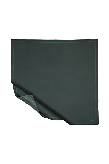 ipekevi Pine Green Silk Scarf 1115
