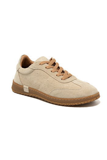 John May Women / Girls Sneaker (Daily) Rc-25Y-055-M2003 John May Beige Suede