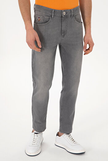 U.S. Polo Assn. U.S. Polo Assn. Men's Gray Jean Trousers 2081300