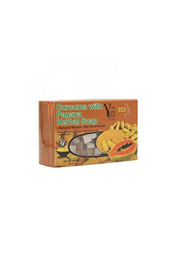 YC YC Papaya and Turmeric Soap 100g Pack of 6